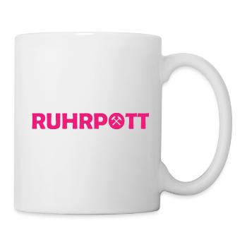 Ruhrpott - Dat hat wat mittn Herz zu tun - Zeche - Tasse - Weiß - Rechts