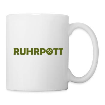 Ruhrpott - Dat hat wat mittn Herz zu tun - Zeche - Tasse - Weiß - Rechts