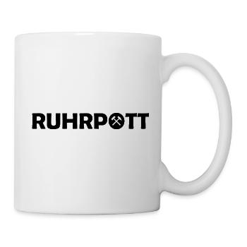 Ruhrpott - Dat hat wat mittn Herz zu tun - Zeche - Tasse - Weiß - Rechts
