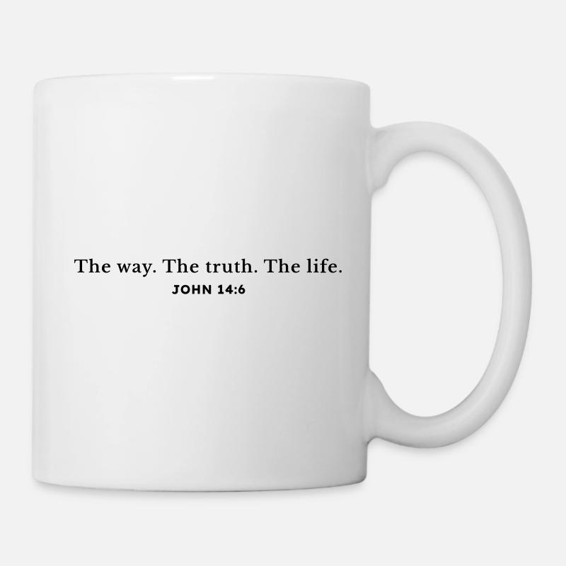 Le chemin. La vérité. La vie. - Mug blanc - blanc