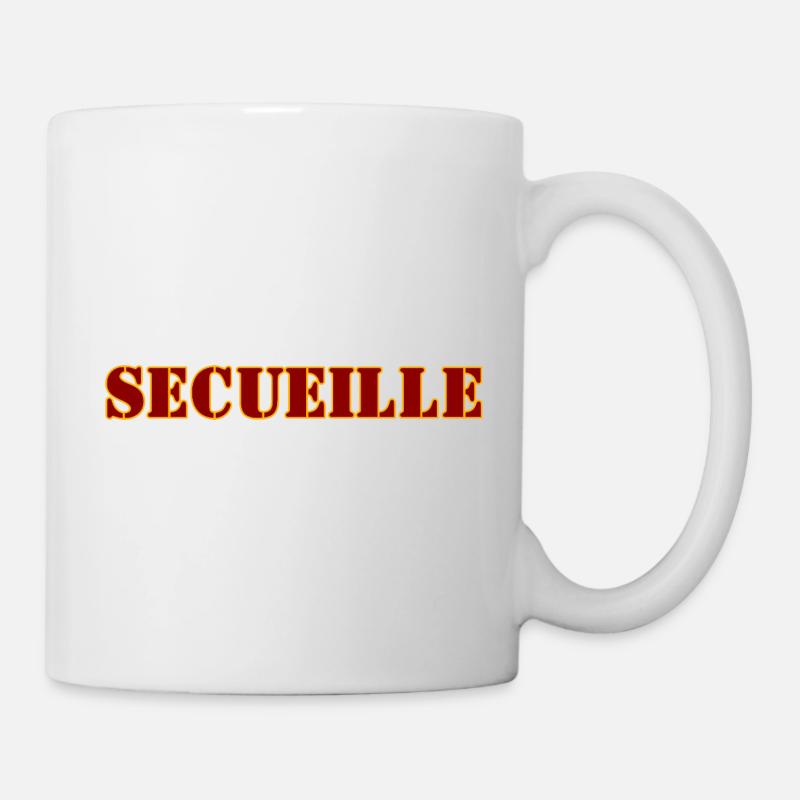 SECUEILLE - Mug blanc - blanc