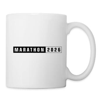 Marathon 2026 - Tasse - Weiß - Rechts