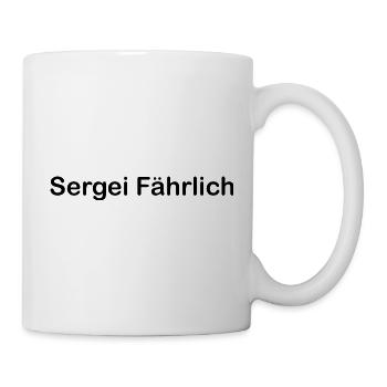 Sergei Fährlich - Tasse - Weiß - Rechts