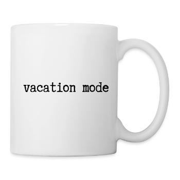 vacation mode - Mug - white - Right