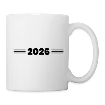 2026 Jahr Strich - Tasse - Weiß - Rechts