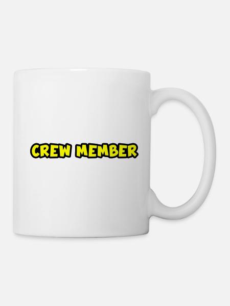 Crew Mitglied - Tasse - Weiß