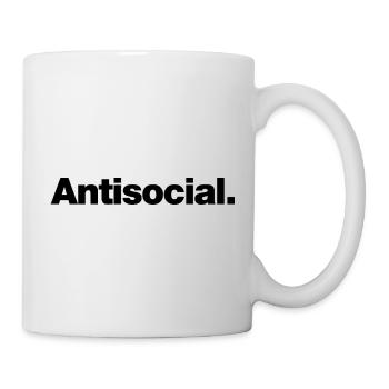 asozial - Tasse - Weiß - Rechts