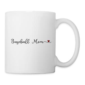 Baseball-Mutter - Tasse - Weiß - Rechts