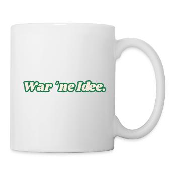 C’était une idée. T-shirt amusant pour chaque jour. - Mug blanc - blanc - Droite