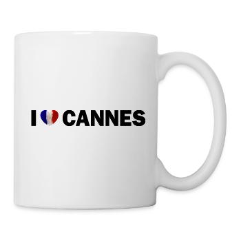 I love Cannes Frankreich - Tasse - Weiß - Rechts