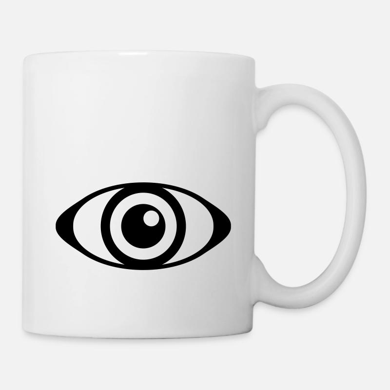 L'oeil - Mug blanc - blanc