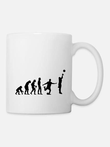 Basket-ball Evolution Basketball Basket - Mug blanc - blanc
