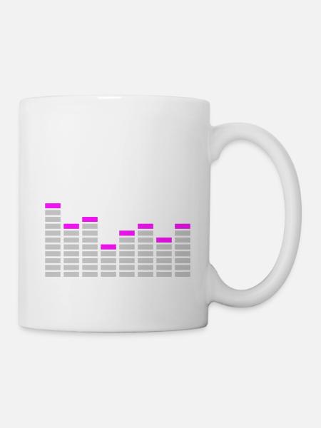Equalizer / equaliser - Tasse - Weiß