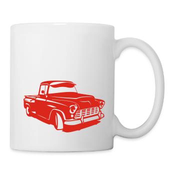 Chevi Hotrod - PrintShirt.at - Tasse - Weiß - Rechts