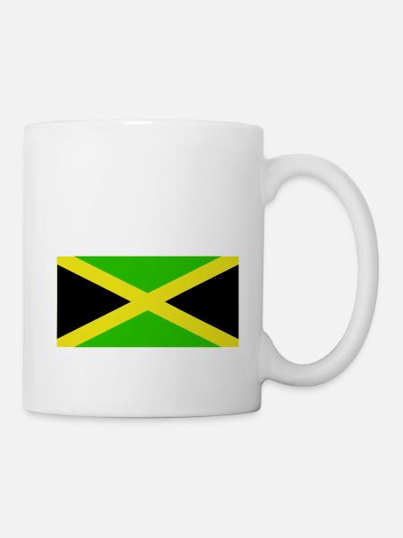 Jamaica flag - Mug - white