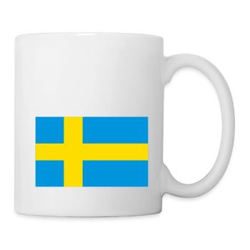 Schweden - Tasse - Weiß - Rechts