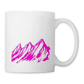 Berge - Berg - Tasse - Weiß - Rechts