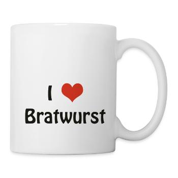 Bratwurst - Tasse - Weiß - Rechts