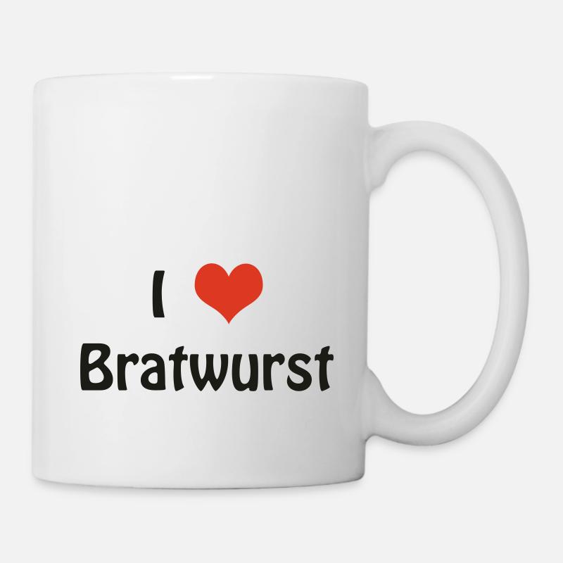 Bratwurst - Tasse - Weiß