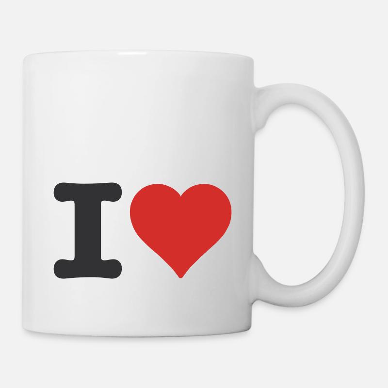 Ilove - Tasse - Weiß