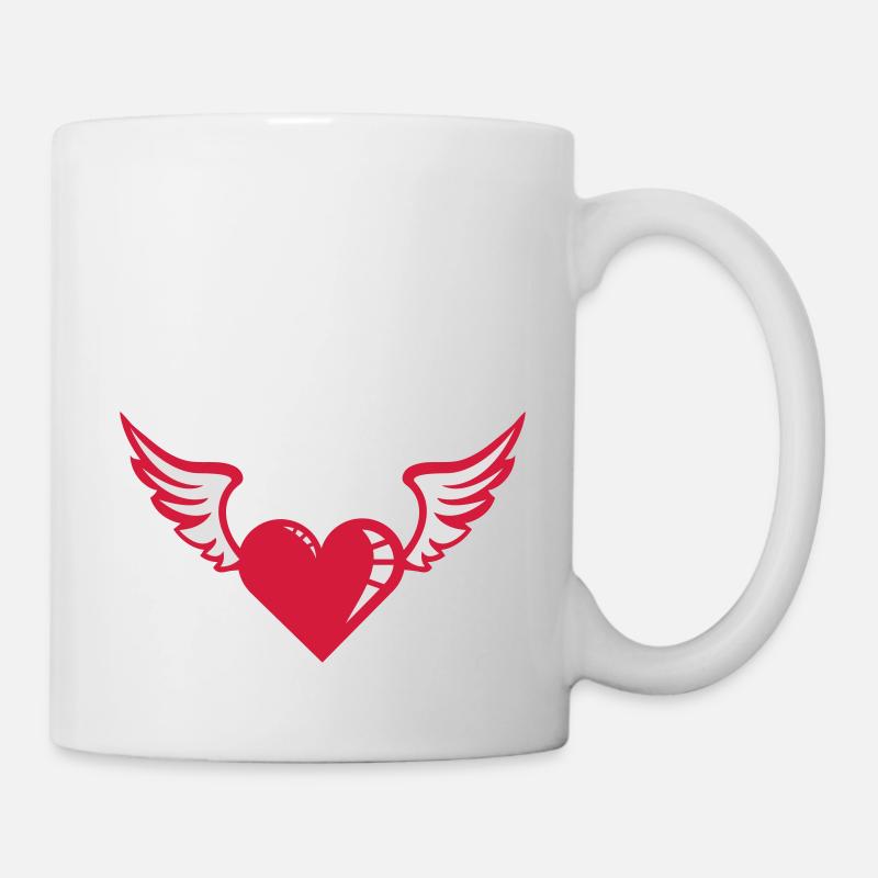 Coeur battant - Mug blanc - blanc