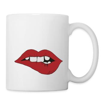 LIPPENBEISSER - Tasse - Weiß - Rechts