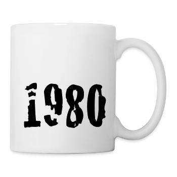 1980 - Tasse - Weiß - Rechts