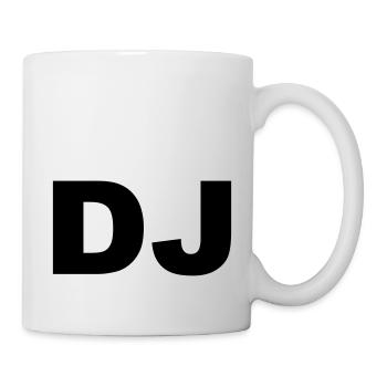 DJ - Tasse - Weiß - Rechts