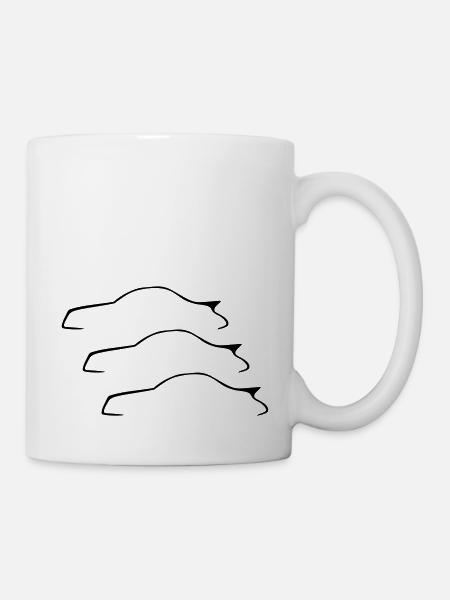 Auto - Tasse - Weiß