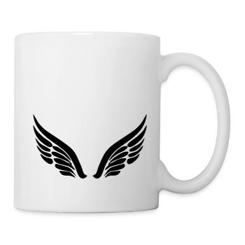 angel wings - Mug - white - Right