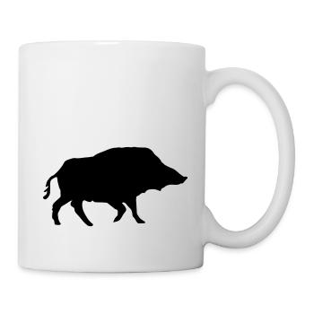 wildschweinchen//wild boar//sanglier - Mug blanc - blanc - Droite