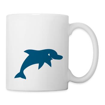 delphins - Tasse - Weiß - Rechts