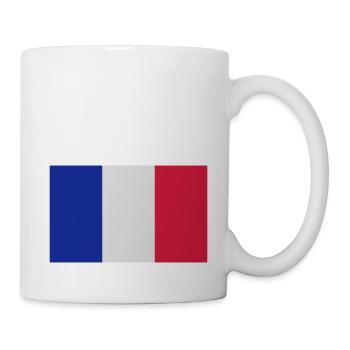 Drapeau Francais - Mug blanc - blanc - Droite