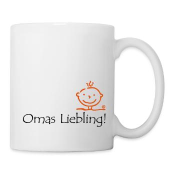 Omas Liebling - Tasse - Weiß - Rechts