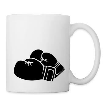 Boxhandschuhe - Tasse - Weiß - Rechts