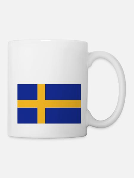 SCHWEDEN - Tasse - Weiß