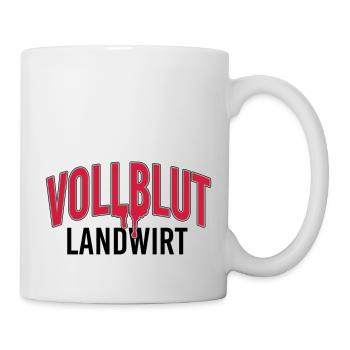 Vollblut Landwirt - Tasse - Weiß - Rechts