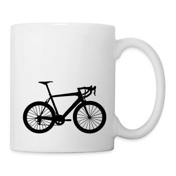 Rennrad - Tasse - Weiß - Rechts