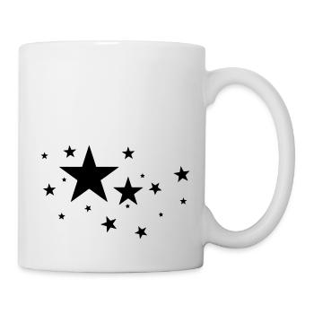 sterne - Tasse - Weiß - Rechts