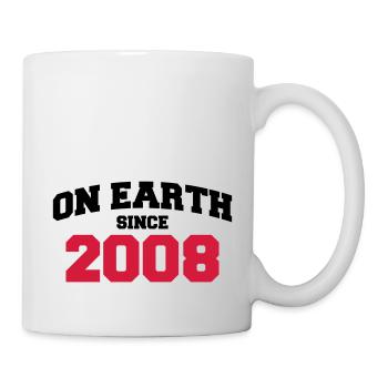 on earth 2008 (fr) - Mug blanc - blanc - Droite