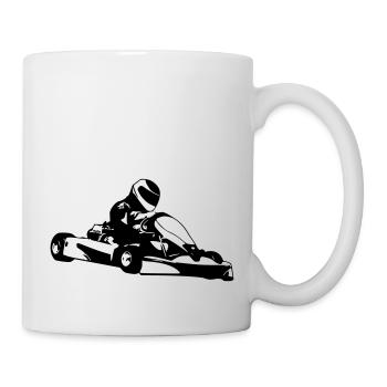 Kart - Tasse - Weiß - Rechts