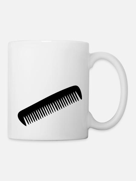 Kamm - Tasse - Weiß