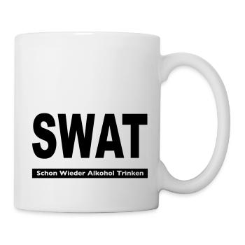 SWAT Schon wieder Alkohol - Tasse - Weiß - Rechts