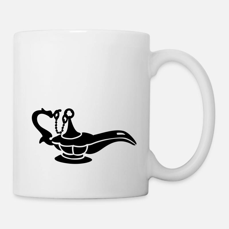 Aladins Wunderlampe / genie oil lamp (1c) - Tasse - Weiß