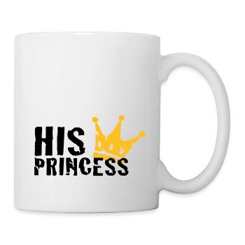 Sa princesse - Mug blanc - blanc - Droite
