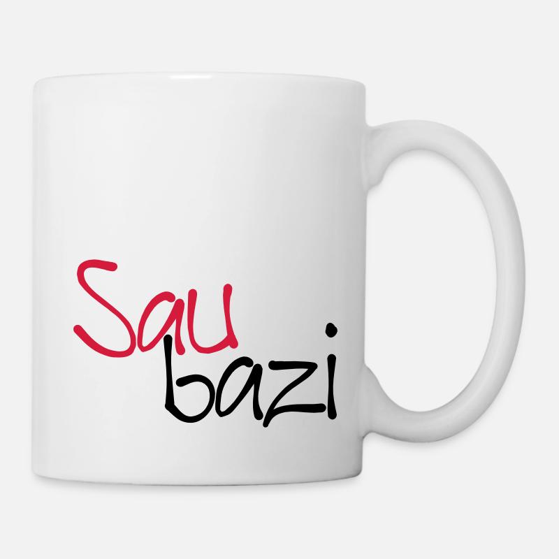 Saubazi - Tasse - Weiß