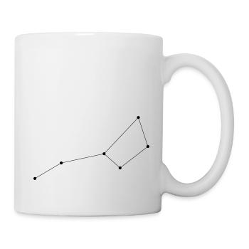 sternenbild_grosser_wagen - Tasse - Weiß - Rechts
