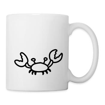 Cancer - ligne - Mug blanc - blanc - Droite