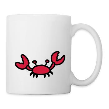 Krebs - Tasse - Weiß - Rechts