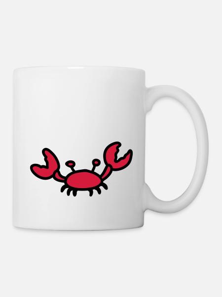 Krebs - Tasse - Weiß